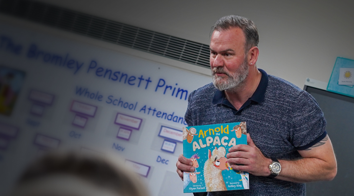 Michelin starred chef and children’s author Glynn Purnell visits Bromley Pensnett